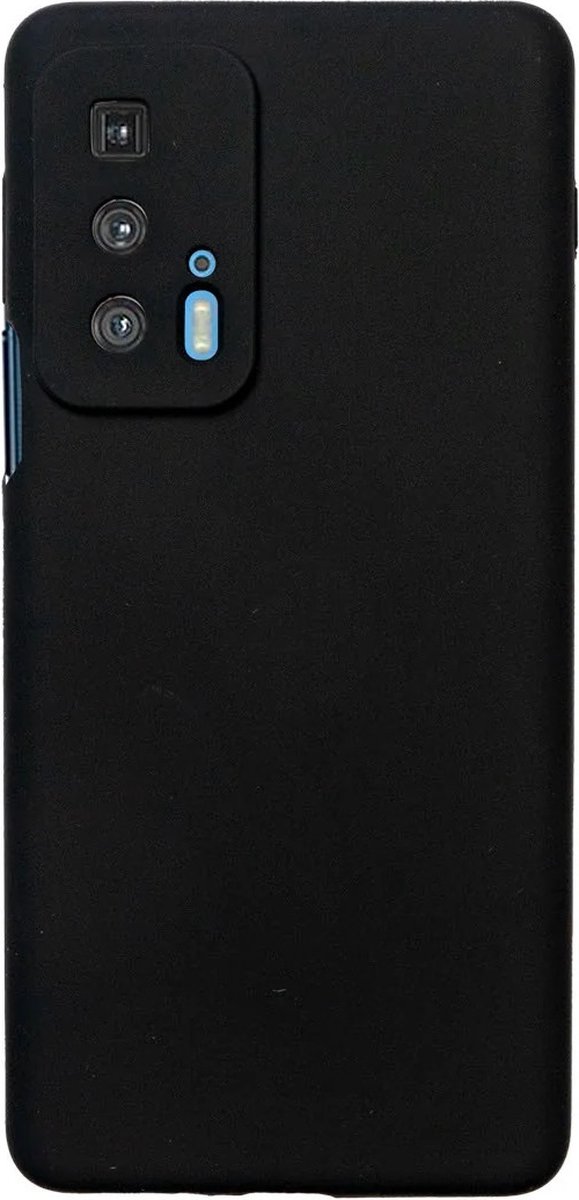 Silicone hoesje zwart Geschikt voor: Motorola Edge 20 Pro