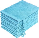 Washandjes van badstof, 10 stuks, 15 x 21 cm, 100% katoen, 15x21cm