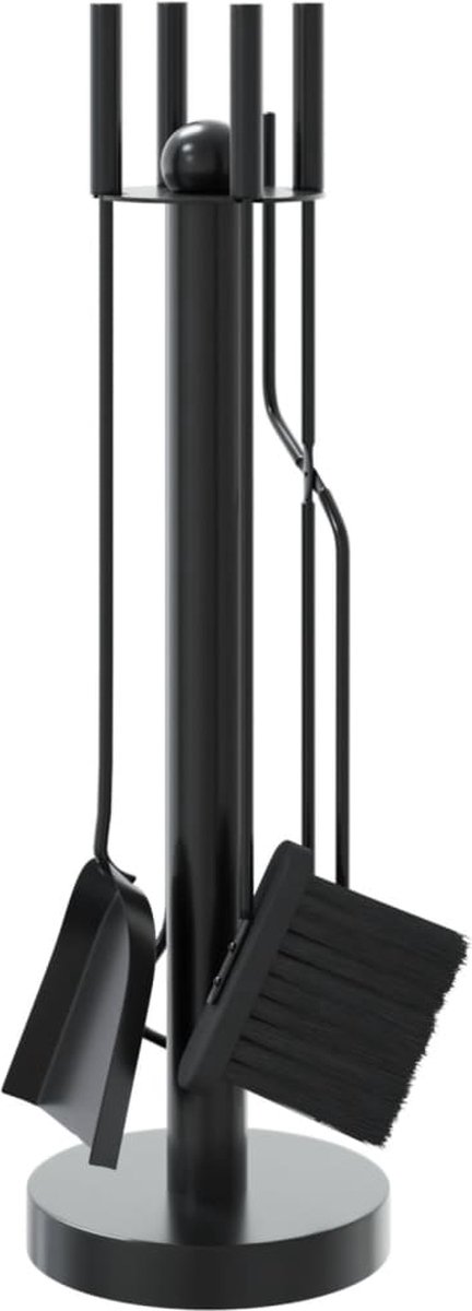 VidaXL 5-delige Haardset 18x56 cm staal