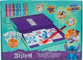 Stitch - Spray Pen Set - Stylos de coloriage Disney pour Enfants - Set de dessin avec Stylos de couleur et Modèles de dessins