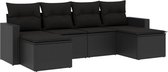 vidaXL-6-delige-Loungeset-met-kussens-poly-rattan-zwart