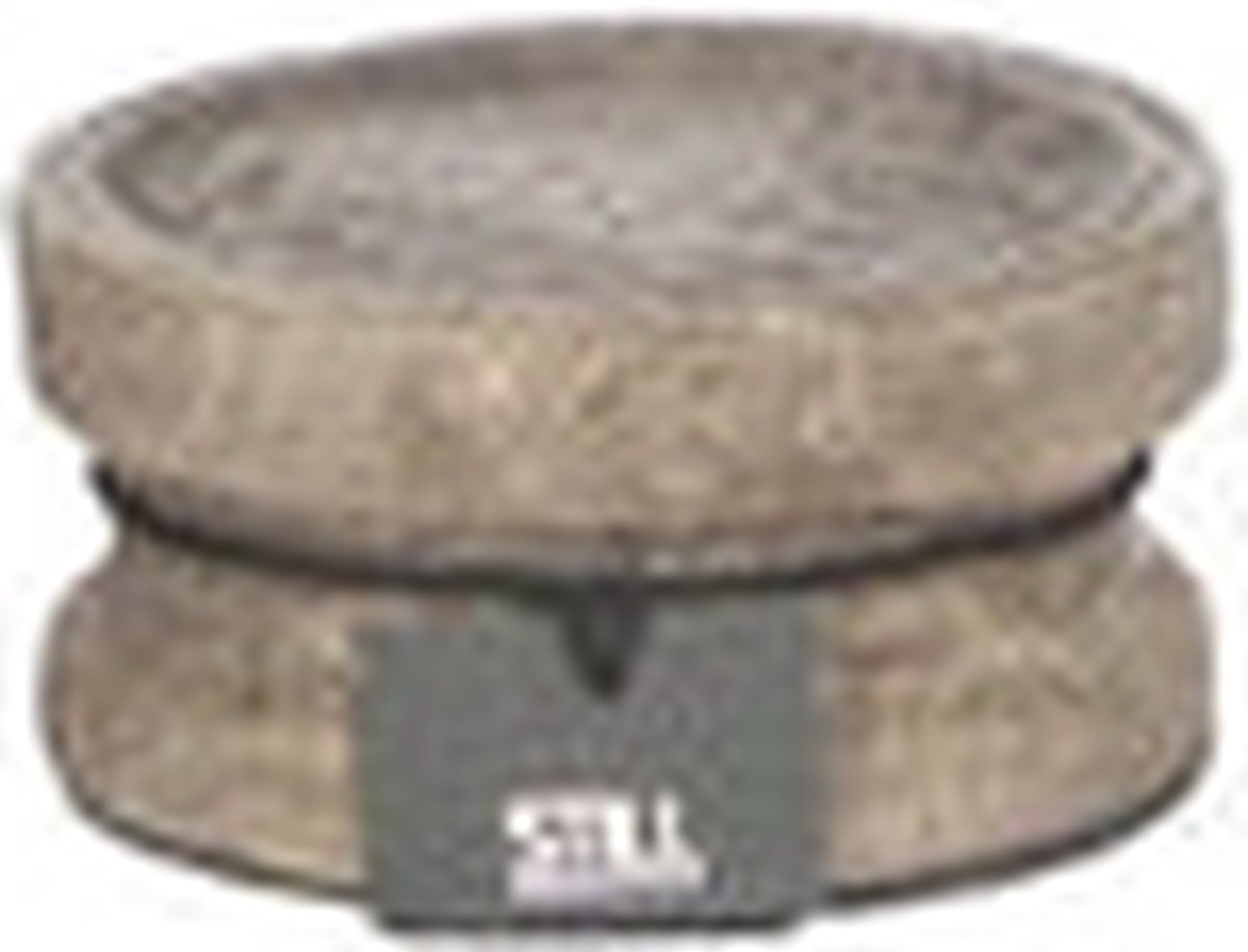 STILL - Kaarsenstandaard - Earth - Grijs - 12 x 6 cm