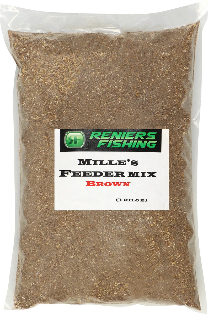 Reniers Fishing Mille's Feedermix 1 Kilo - Smaak : Black