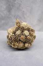 Couronne - Decoratiemateriaal 'Pine Cone' (1KG, Gold)