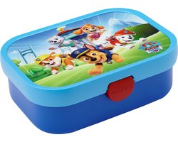 foto van Mepal lunchbox Campus – Broodtrommel met vakjes voor kinderen – Geschikt voor 4 boterhammen – Paw Patrol Pups