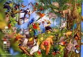 The Wildlife Collection – Nr. 1 Tropical Treetops - puzzel 1000 stukjes - Treecer