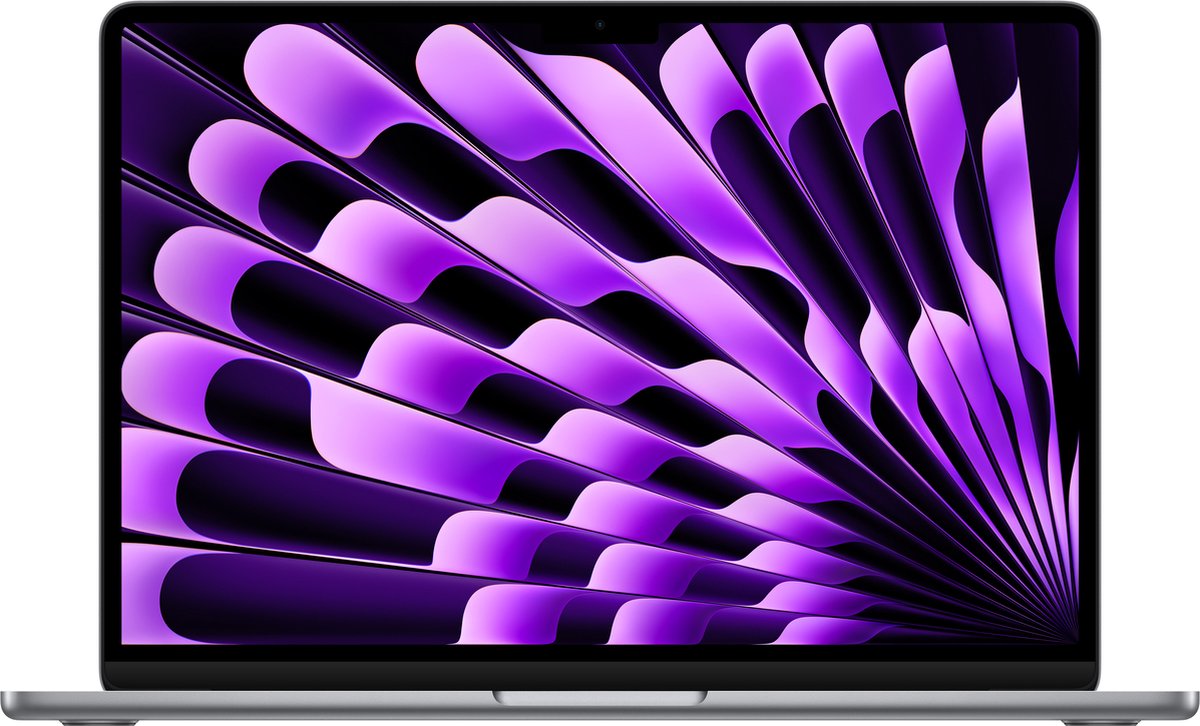 APPLE MacBook Air (2024) Spacegrijs - 13.6 inch - Apple M3 10-core GPU - 8 GB - 512 GB