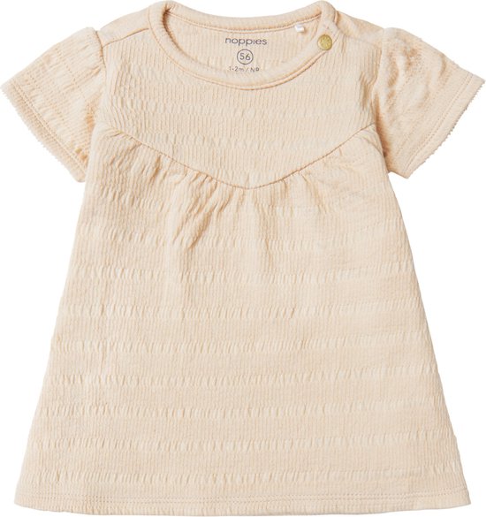 Noppies Girls Dress Conway short sleeve Meisjes Jurk - Shifting sand - Maat 86