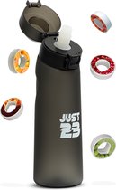 JUST23 Kit de démarrage pour bouteille d' Air Geur – Eau parfumée hydratante – Comprend 5 dosettes – Sans BPA – Bouteille à boire