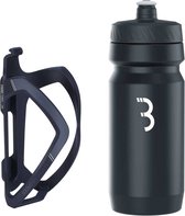 BBB Cycling FlexCage - Porte-bidon léger avec bouteille d'eau - 550 ml - Zwart / Wit - Vélo de route et VTT - BBC-36C