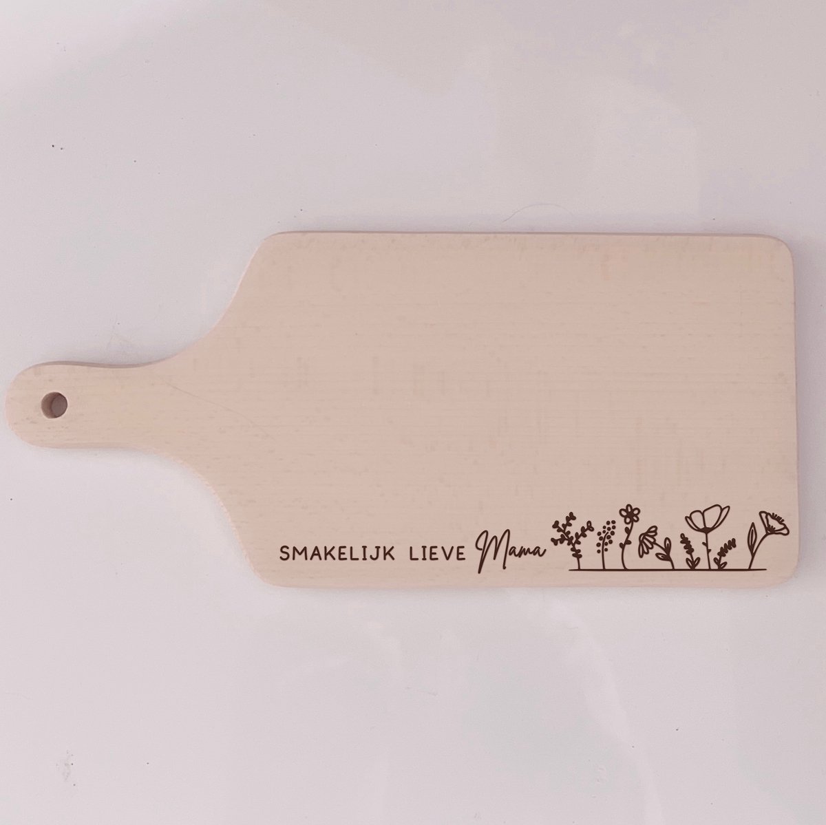 Label2X - Plankje Smakelijk Lieve Mama Horizontaal - Moederdag - Moederdag cadeautje - Mama