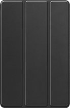 Hoes Geschikt voor Lenovo Tab P12 Hoes Book Case Hoesje Trifold Cover Met Uitsparing Geschikt voor Lenovo Pen - Hoesje Geschikt voor Lenovo Tab P12 Hoesje Bookcase - Zwart