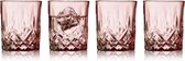 Lyngby Glas Sorrento Whiskyglas 32 cl 4 st. Pink