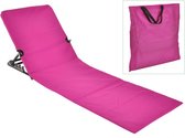 Bol.com HI Strandmat stoel opvouwbaar PVC roze aanbieding