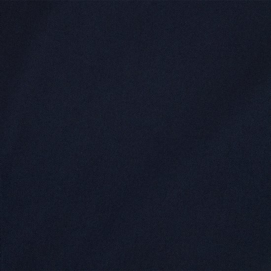 Donkerblauwe stof met diagonale lijnen.