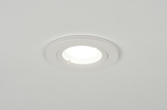 Lumidora Inbouwspot 71406 - DEVON - GU10 - Wit - Metaal - Buitenlamp - Badkamerlamp - IP54 - ⌀ 7.9 cm