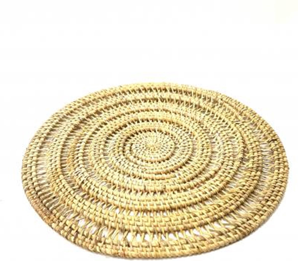 Placemat rattan open naturel