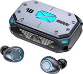 Draadloze oortjes bluetooth - Bluetooth oordopjes - Oortjes Draadloos -gaming headset - draadloze oordopjes - Sport Oordopjes - oortjes draadloos met microfoon - Techrie|Oplaadcase Geschikt voor elke Mobiele Telefoon met Bluetooth verbinding o.a.