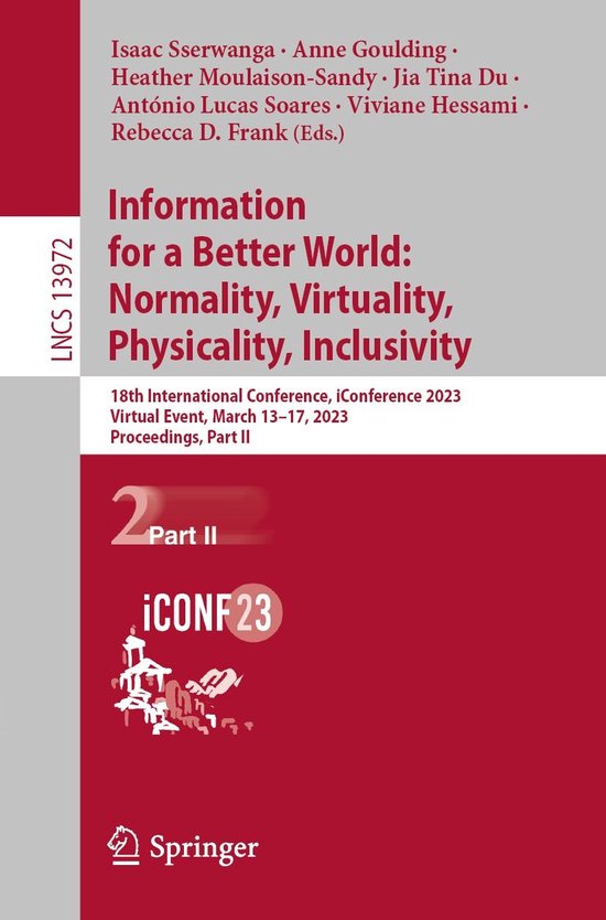 Springer Nature Proceedings Computer Science 2 - Information ... - cover