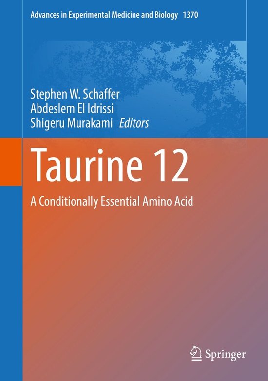 Biomedical and Life Sciences (R0) - Taurine 12 - cover