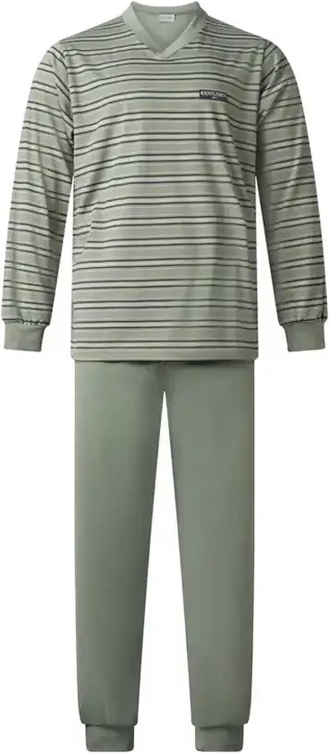 Gentlemen tricot heren pyjama - Khaki - XL