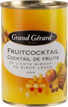 Grand Gérard Fruitcocktail op lichte siroop op siroop 6 blikken x 410 gram