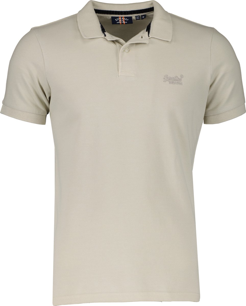 Superdry Polo Slim Fit – XXL Beige