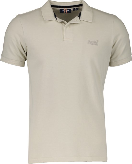 Superdry Polo - Slim Fit - Beige - S