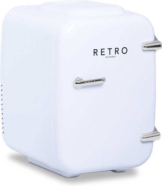 bredeco Mini koelkast - 4 L - IJswit
