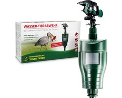 Equivera Kattenverjager op Zonneenergie - Kattenverjager - 100% Diervriendelijk - Tuin - Ultrasone Verjagers - Katten Verjager - Kattenschrik - Kattenverjager Voor De Tuin - Anti Katten In Tuin