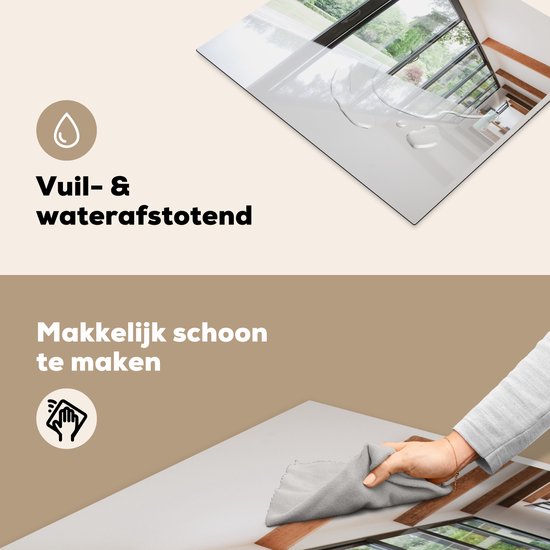 KitchenYeah® Inductie beschermer 59x52 cm - Moderne keuken en glazen ramen - Kookplaataccessoires - Afdekplaat voor kookplaat - Inductiebeschermer - Inductiemat - Inductieplaat mat