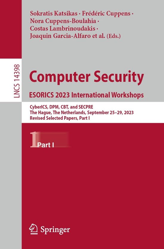 Springer Nature Proceedings Computer Science 1 - Computer Se ... - cover