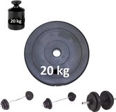 Halterschijf Gewichtsschijf 20 kg – Fitness Gewicht – Boring 26mm - Dumbbell gewichten - Haltergewicht 20kg