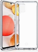 ITSkins SpectrumClear Doorzichtig Telefoonhoesje geschikt voor Samsung Galaxy A42 Hoesje Flexibel TPU Backcover Shockproof - Transparant
