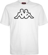 Kappa - T-Shirt Logo Cromen - Herenshirt Wit-XXL