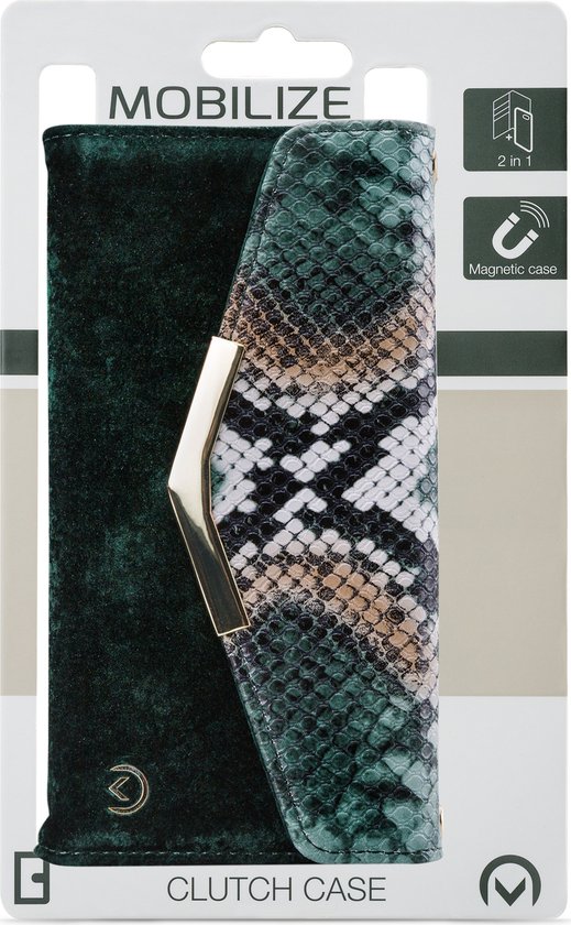 Mobilize - Coque iPhone 12 Pro Max - Pochette Velours Tuyaux Vert