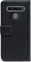Mobilize Classic Gelly Wallet Telefoonhoesje geschikt voor LG K61 Hoesje Bookcase Portemonnee - Zwart