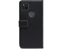 Mobilize Telefoonhoesje geschikt voor Google Pixel 4a Hoesje | Mobilize Classic Gelly Wallet Bookcase Portemonnee | Pasjeshouder voor 2 Pasjes | Telefoonhoesje voor Pinpas / OV Kaart / Rijbewijs - Zwart