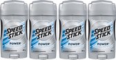Speed Stick Power Unscented Deo Stick - 4 x 85 Gram