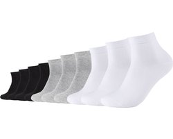 Camano Unisex Quartersokken Veelkleurig 10 Paar