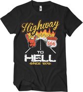 AC/DC Highway To Hell T-Shirt Black-2XL