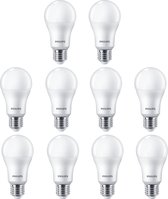 Doos 10 stuks Philips LED lamp E27 13W 1521lm 2700K Mat Niet-Dimbaar A60