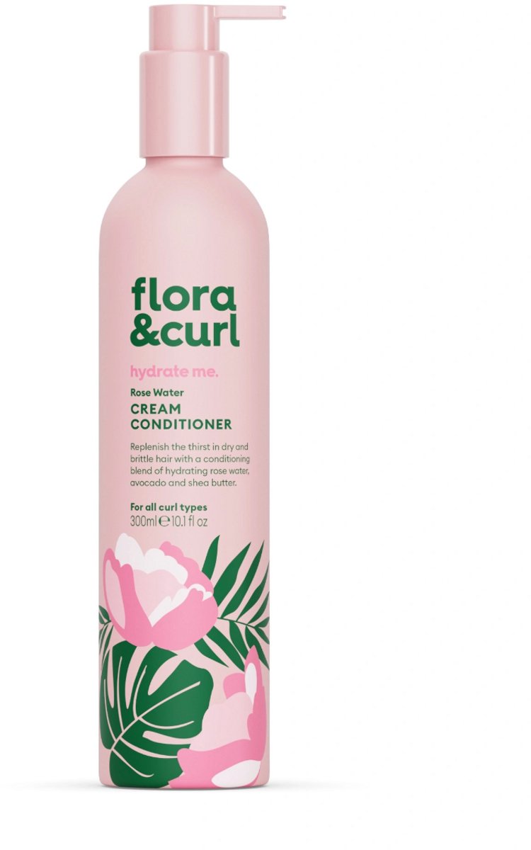 Flora & Curl Rose Water Cream Conditioner - 300 ml