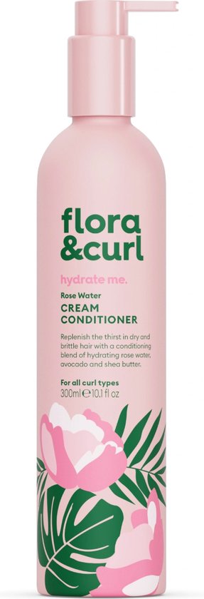 Revitalisant crème à la rose et au miel Flora & Curl