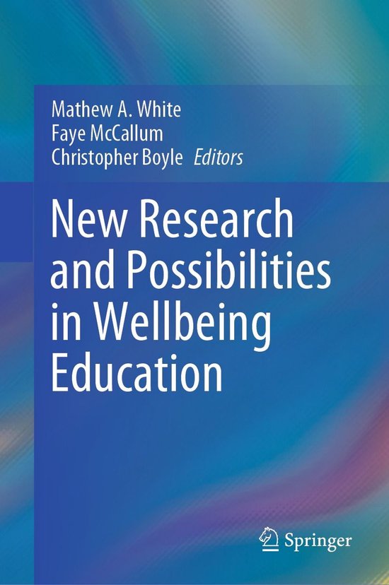 New Research and Possibilities in Wellbeing Education - cover