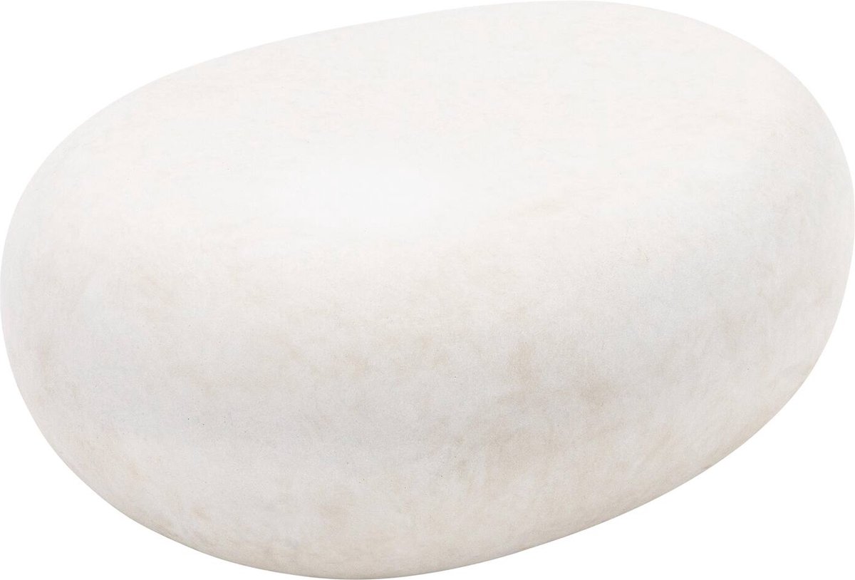Goossens Bijzettafel Pebble - Beton wit