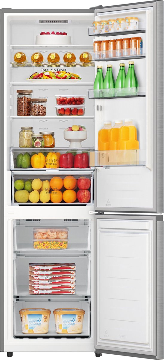 Hisense RB440N4ACA, Koelkast met A Energielabel - Koel-vriescombinatie - No Frost - RVS - Multi-Air Flow - Fast Freeze - 35dB (A) -Inverter Compressor - 336 Liter — afbeelding 5