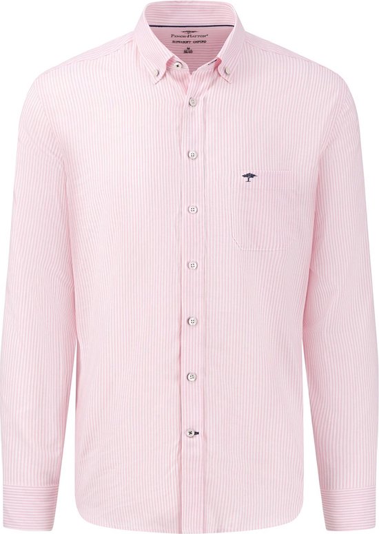 Overhemd Oxford Stripe Pink (10005500 - 5560)