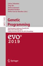 Lecture Notes in Computer Science 11451 - Genetic Programming
