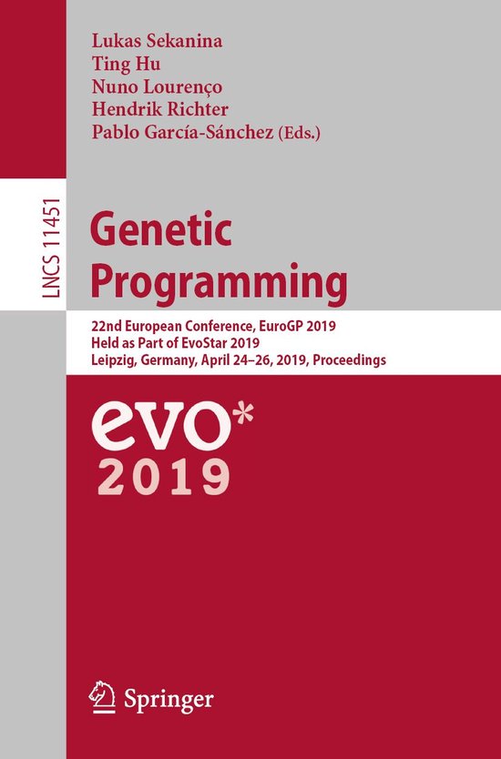 Springer Nature Proceedings Computer Science - Genetic Progr ... - cover